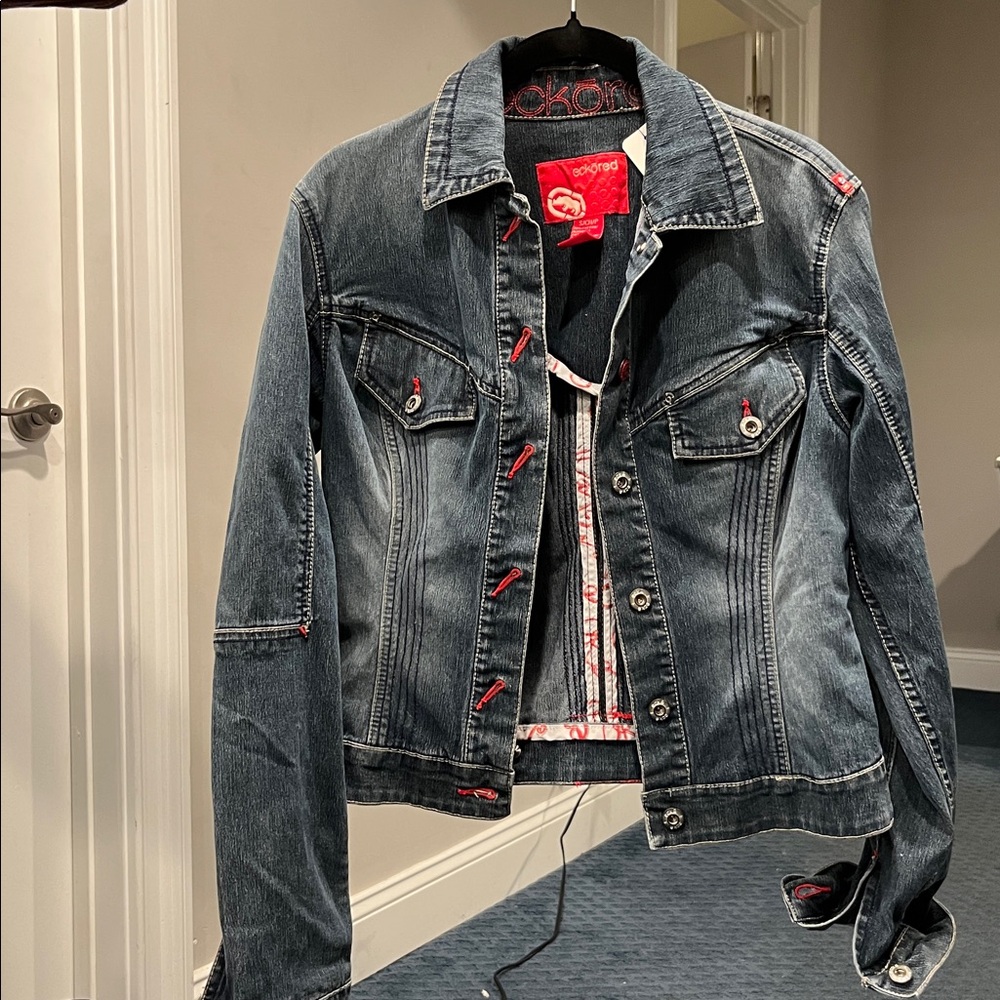 Y2K exported Women's Blue Jean Jacket